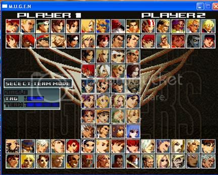king of fighters mugen game